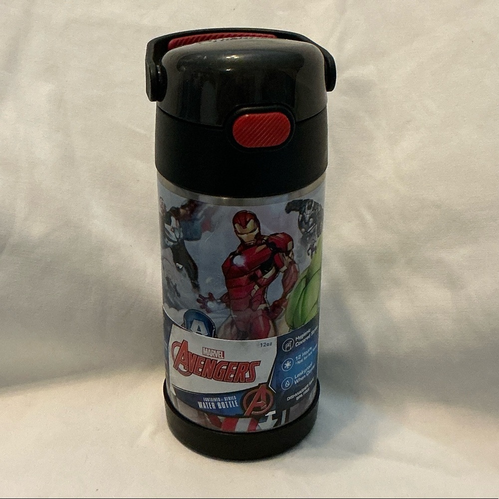 Marvel Avengers Heroic Thermos - Black and Red
